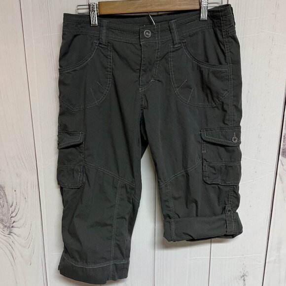 KÜHL Women’s Kontra Capri Pants – Style 6120, Dark Gray, Size 8, EUC - Picture 4 of 13